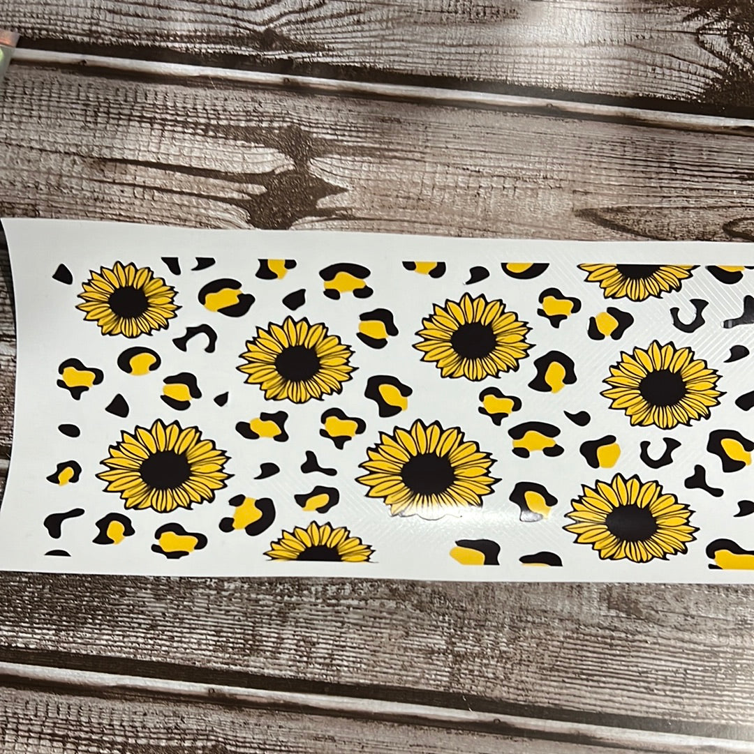 Sunflower Cow Glass Wrap / Cup (Copy)