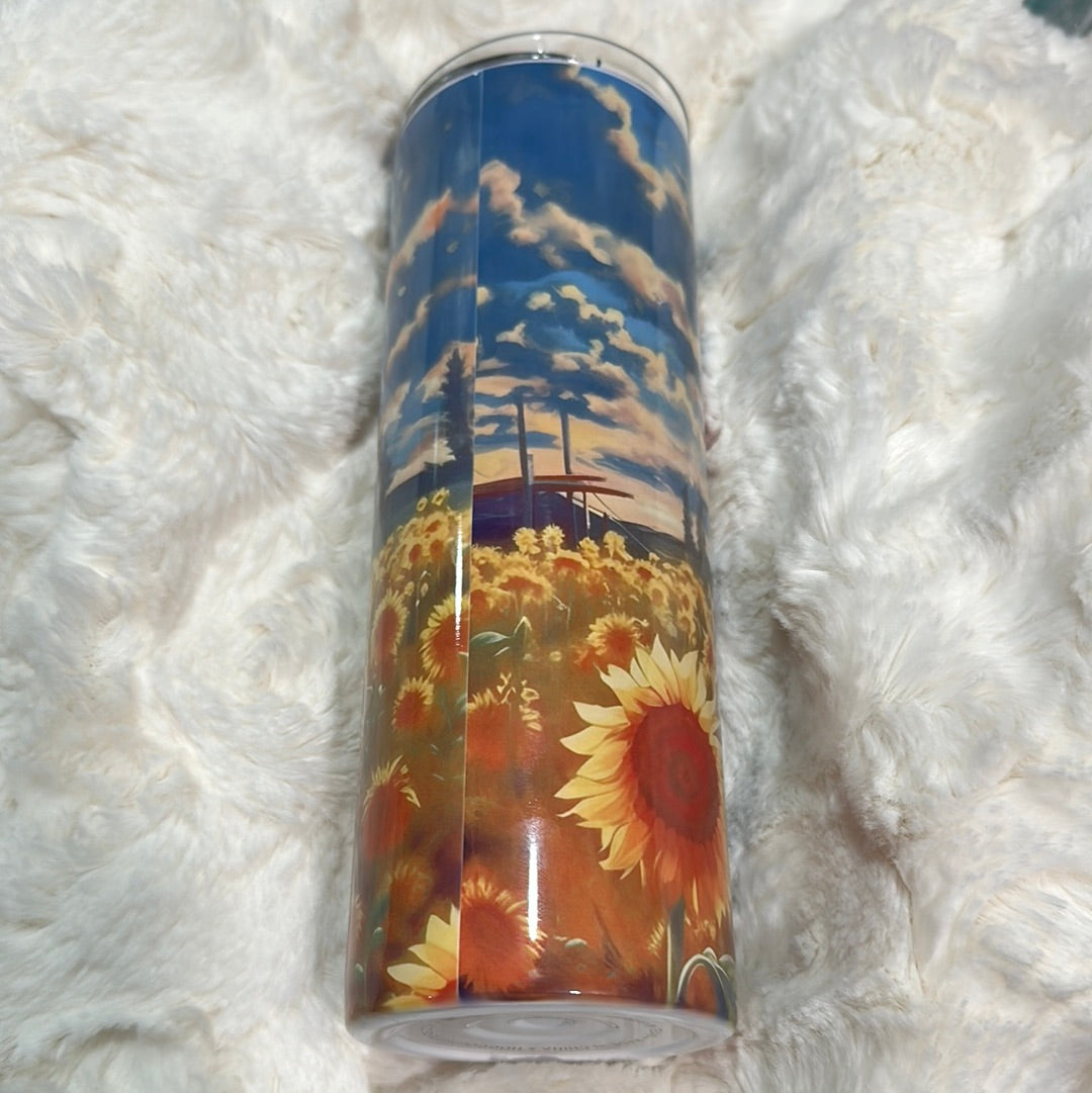 3D cow sublimation Tumbler/Wrap