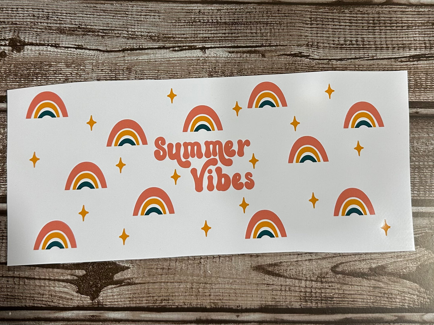 Retro Summer Vibes Wrap/Cup