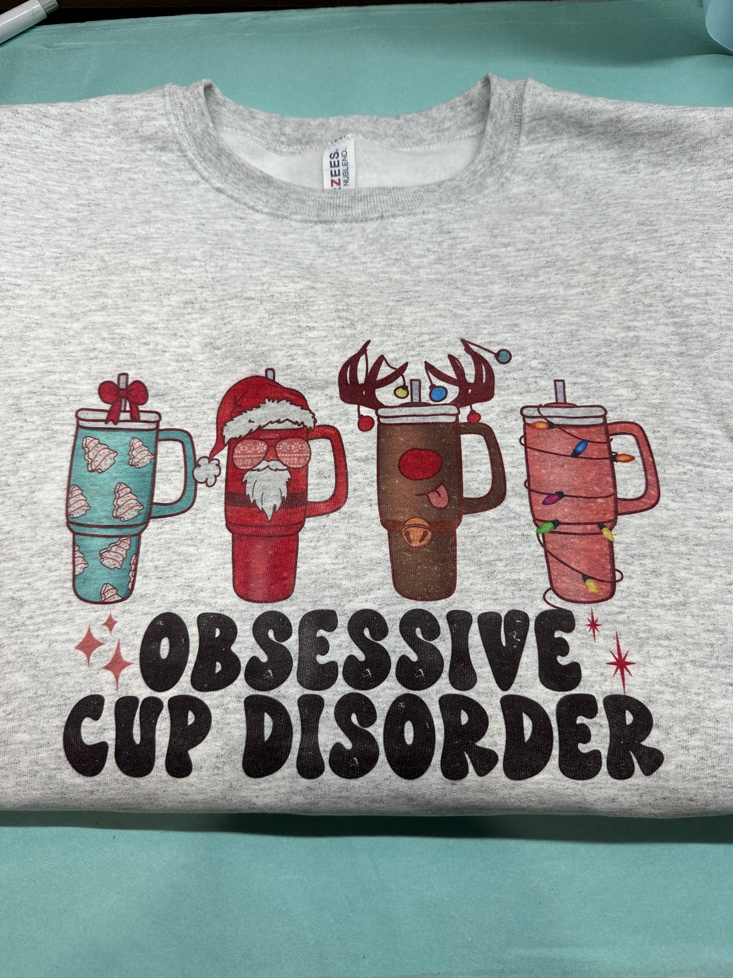 Christmas Cup Obsessed Sweatshirt