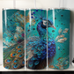 Pretty Peacock Tumbler/Wrap