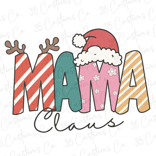 Holiday Mama Claus Transfer