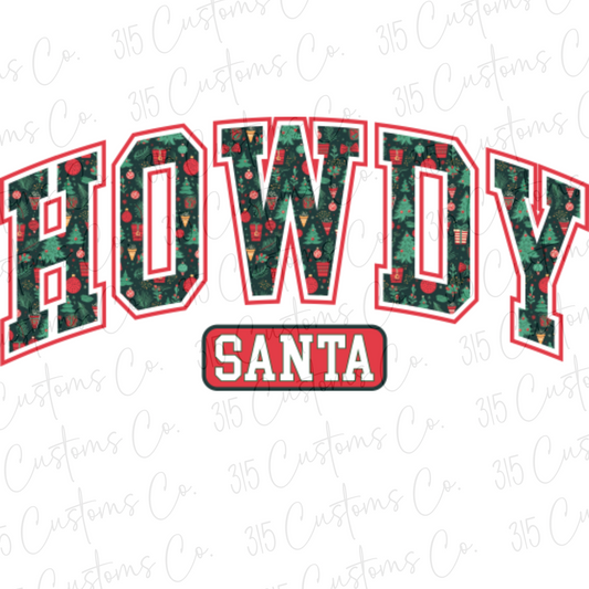 Howdy Santa Transfer