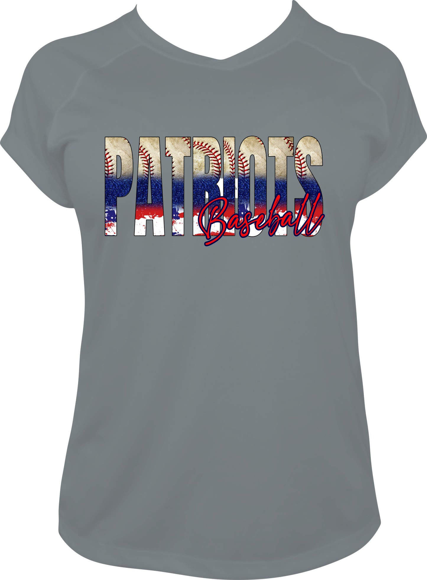 Upstate Patriots Women's Performance Bouji Baseball Tee