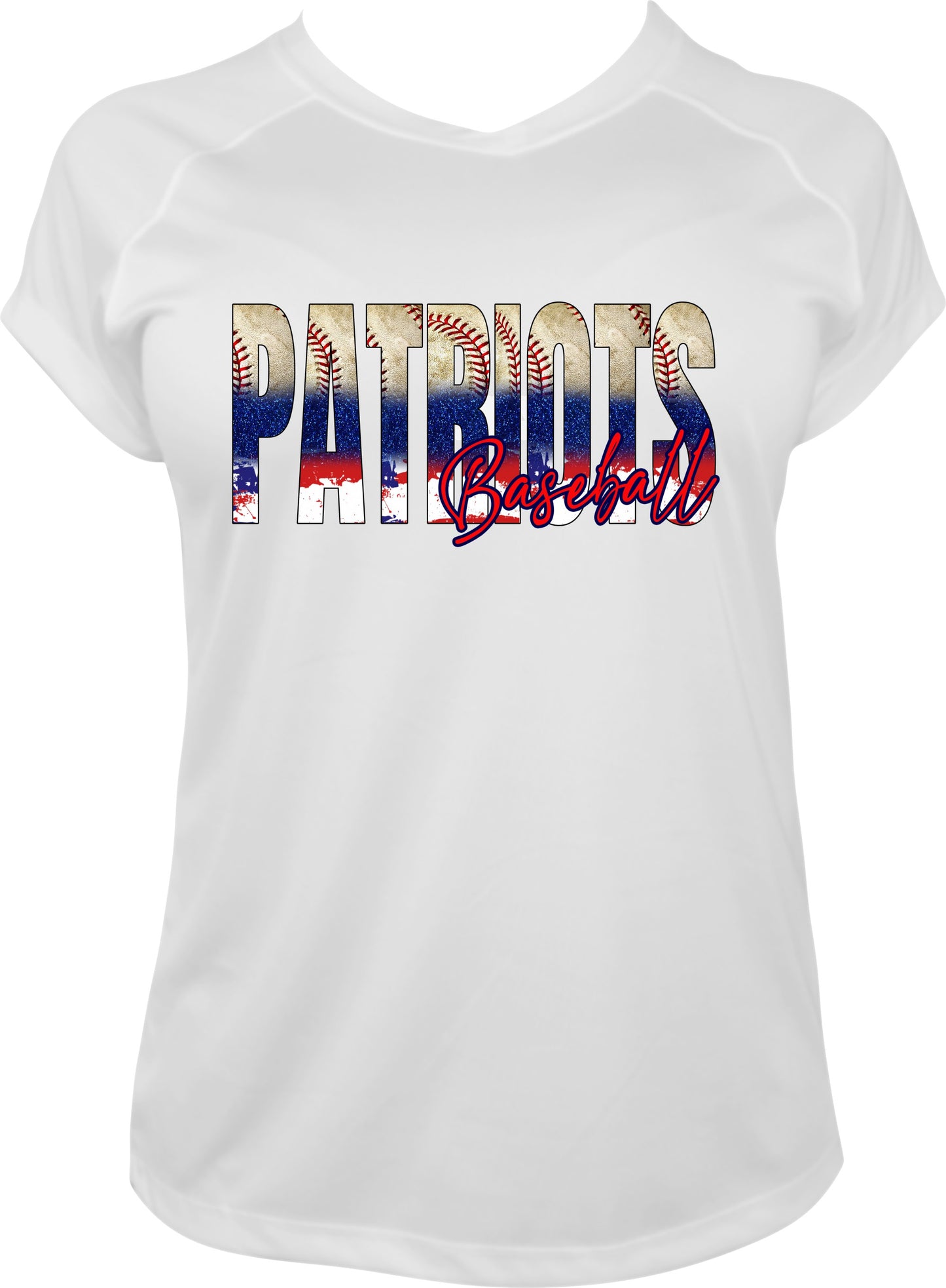 Upstate Patriots Women's Performance Bouji Baseball Tee