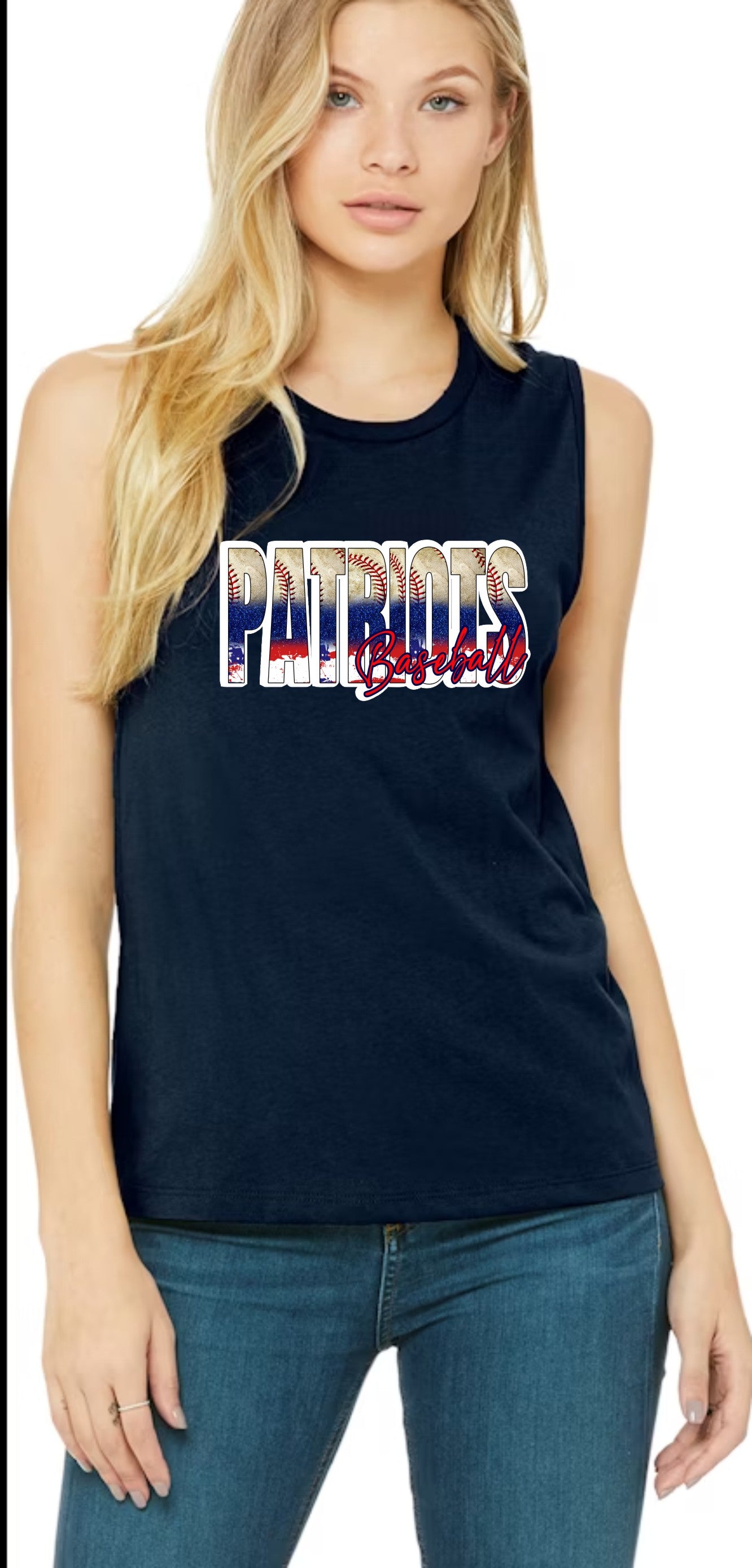 Upstate Patriots Bouji Baseball Tank