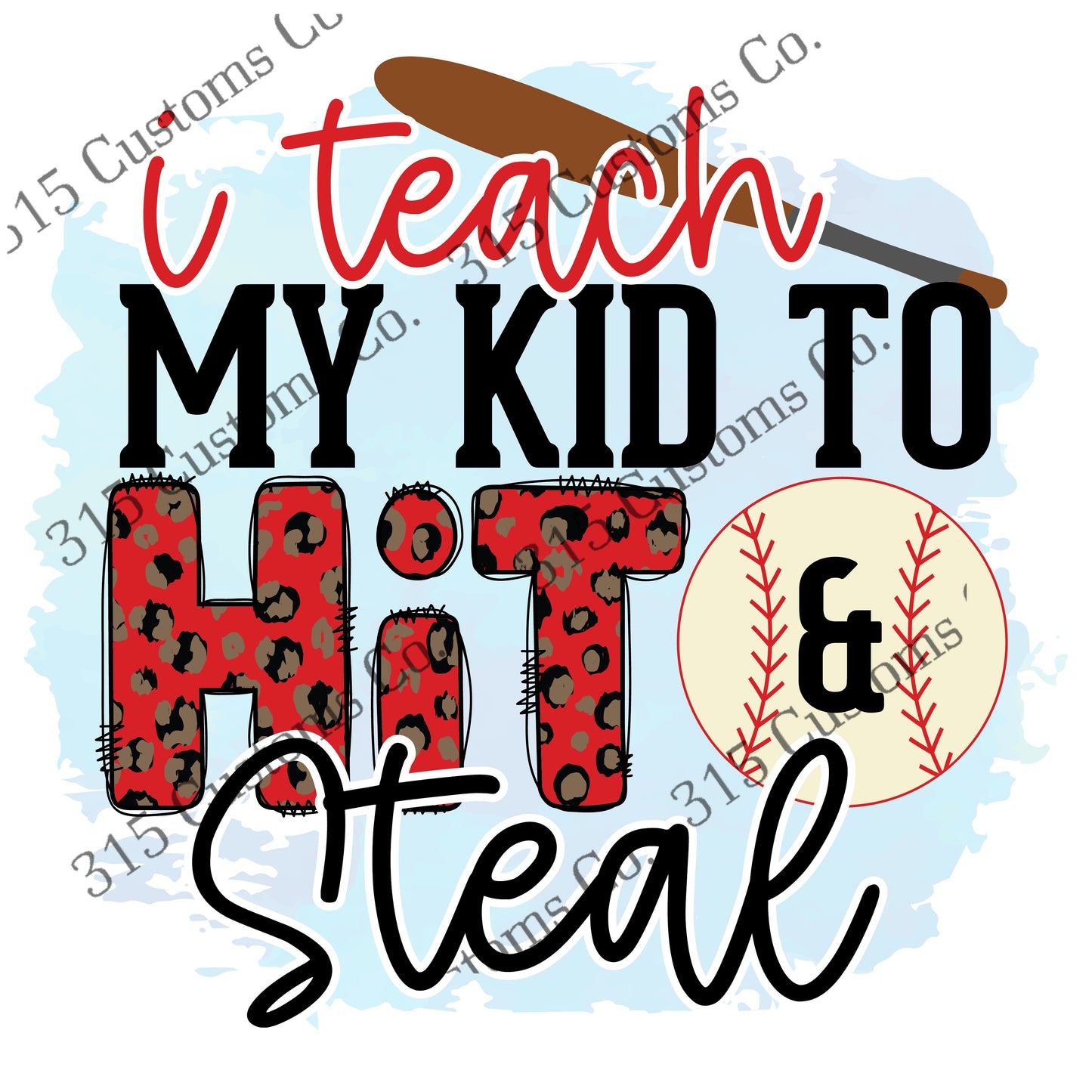 I teach my kid to hit and steal 2 Transfer