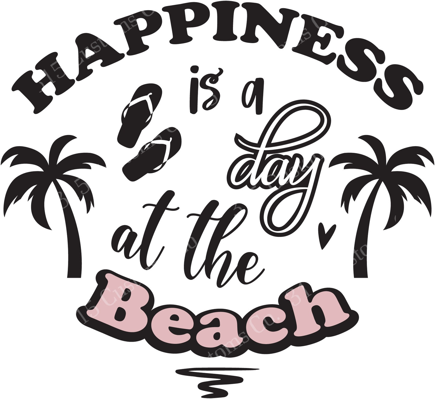 Happiness is a day at the beach  Transfer