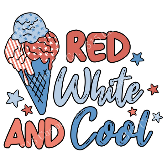 Red white & Cool Transfer