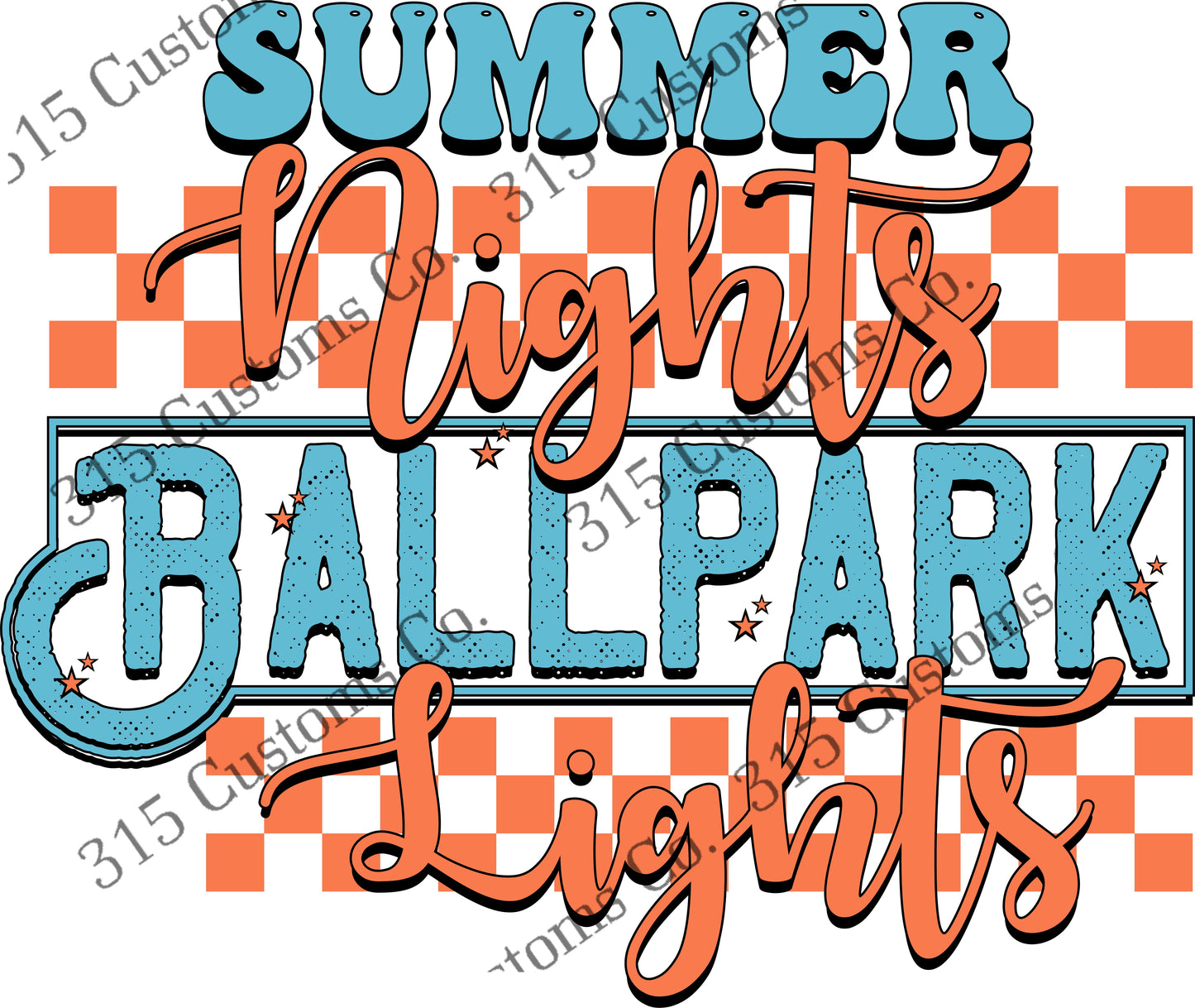 Summer nights ball park lights  Transfer