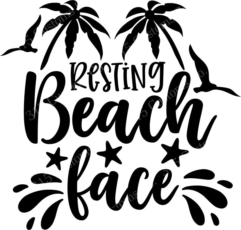 Resting beach face (splash) Transfer