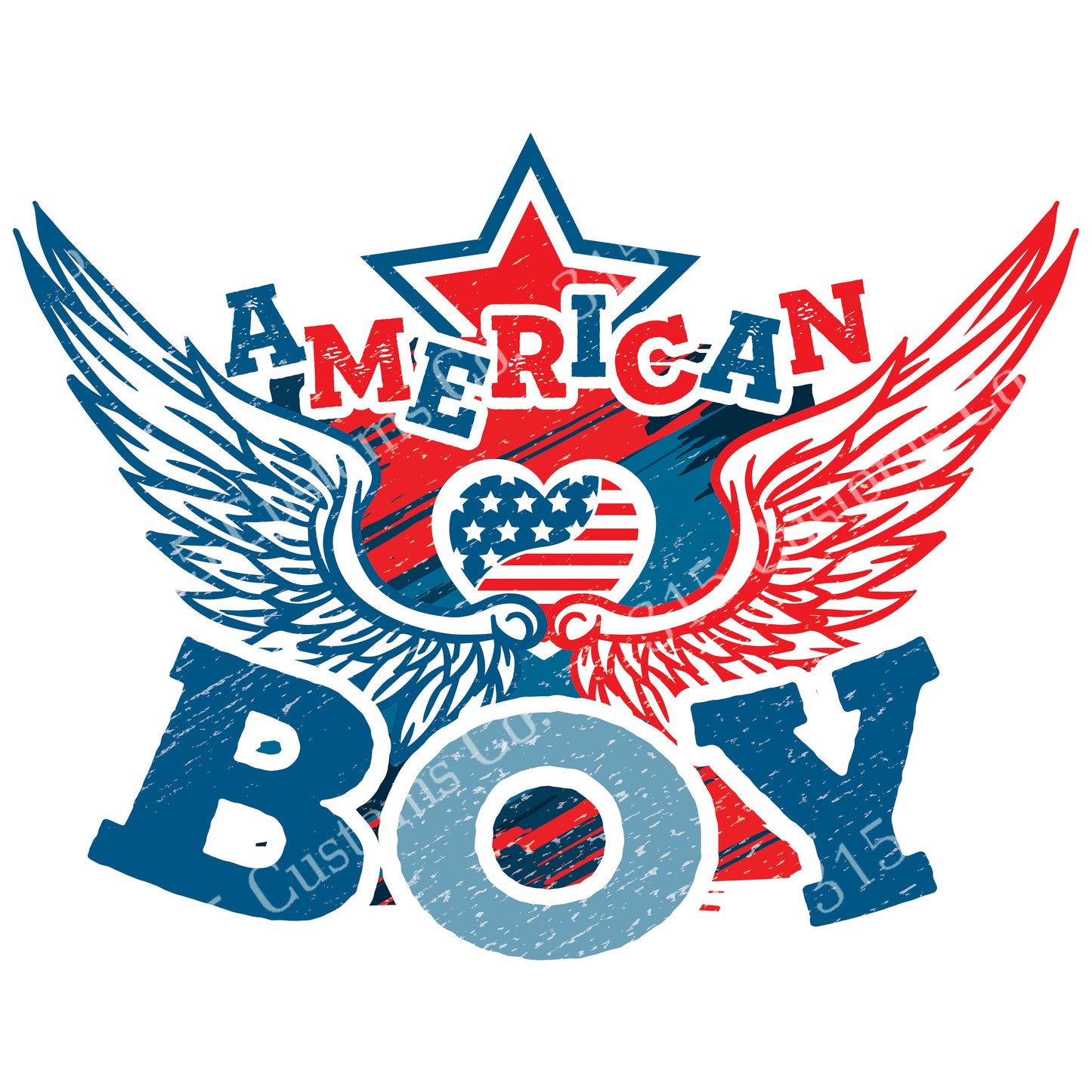 Vintage American Boy  Transfer