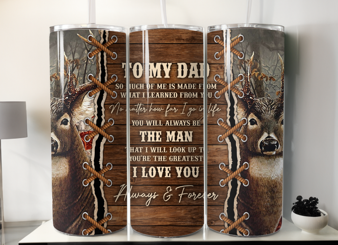 To my dad Tumbler/Wrap