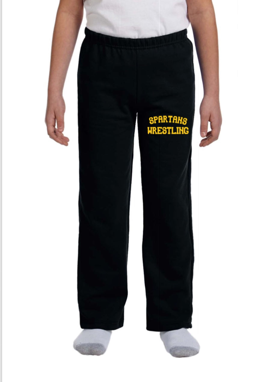 Youth Unisex 50/50 Open-Bottom Sweatpants