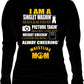 Ladies' Long-Sleeve  T-Shirt/I'm a Singlet Findin' Mom