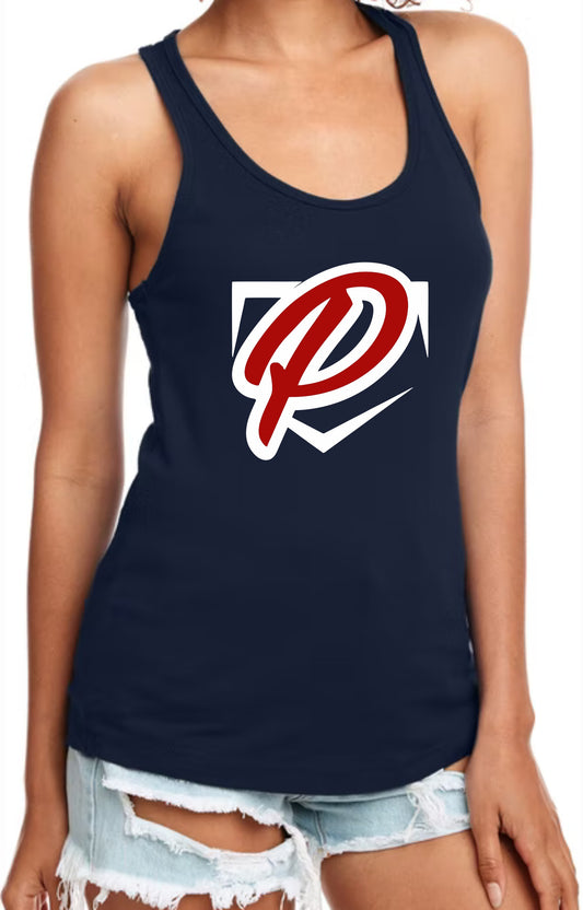 Upstate Patriots Racerback Homeplate Tank