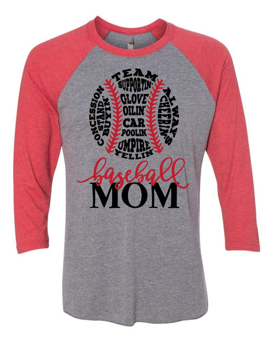 Baseball Mom Raglan