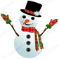 Snowman 1 Decal