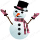 Snowman 1 Decal