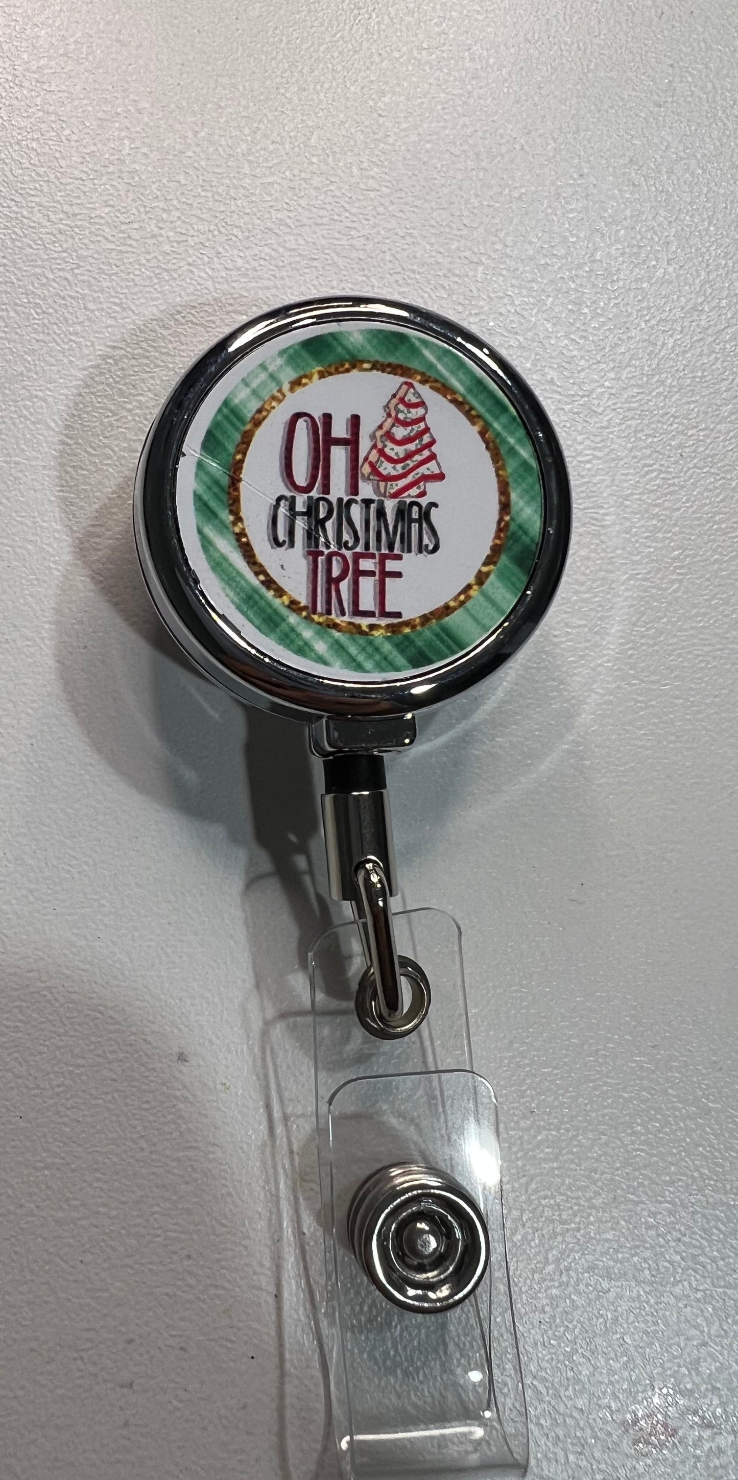 Oh Christmas Tree Badge Reel