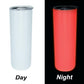 20 Ounce Glow in the Dark Sublimation Straight Tumbler