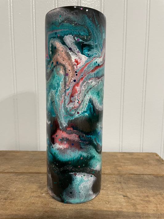 30oz  Skinny Tranquil Teal Tumbler