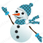 Snowman 1 Decal