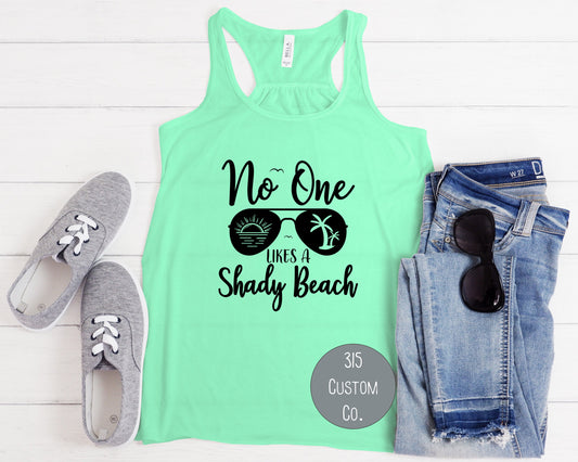 No One Likes A Shady Beach - Tank