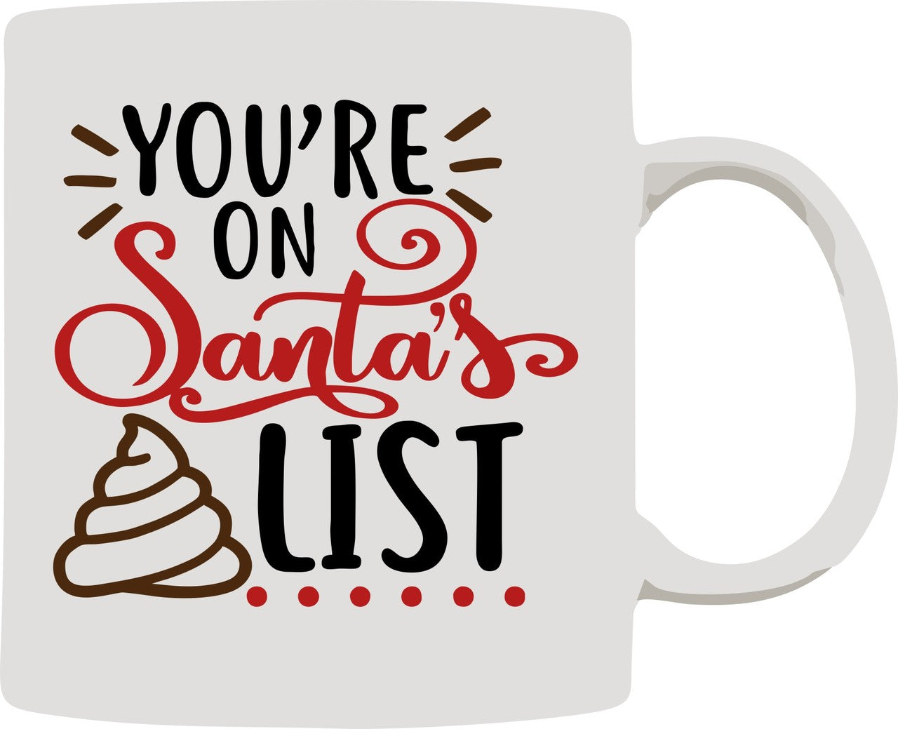 Your on Santa's S#!? List Coffee Mug 20 oz.